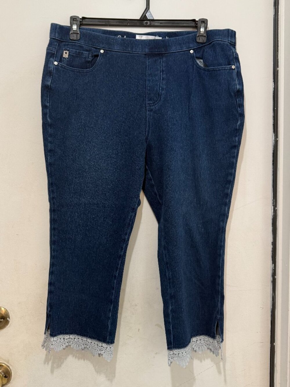 Belle By Kim Gravel Capri Jeans Size 18W